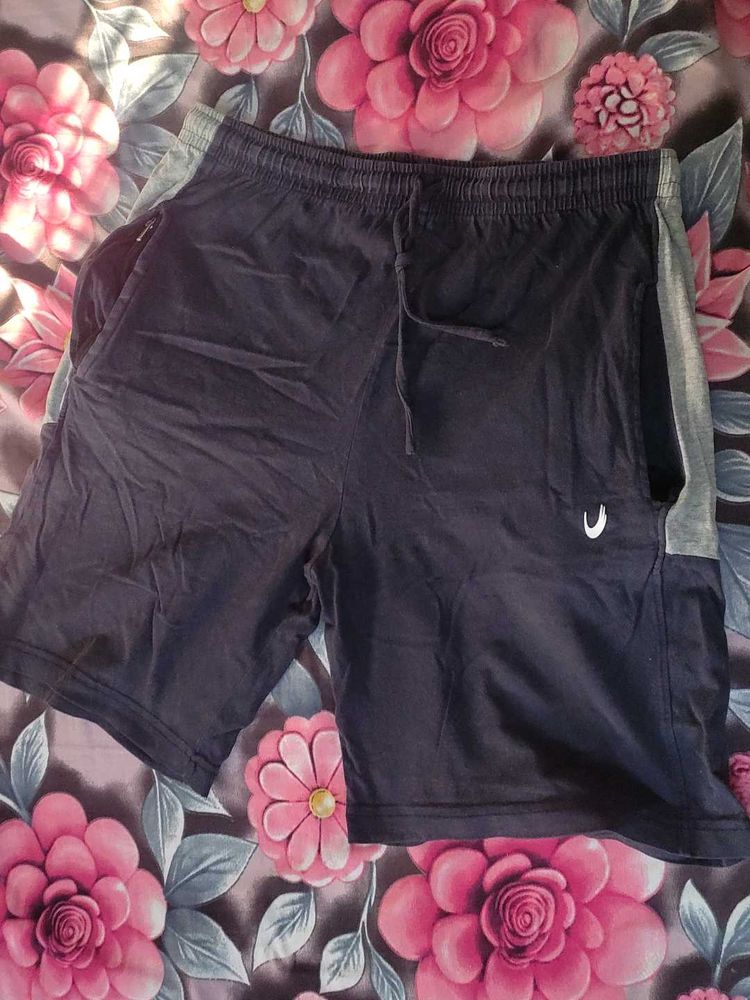 Men's Casual Dark Blue Shorts