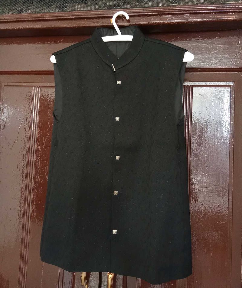 Men's Black Nehru Jacket