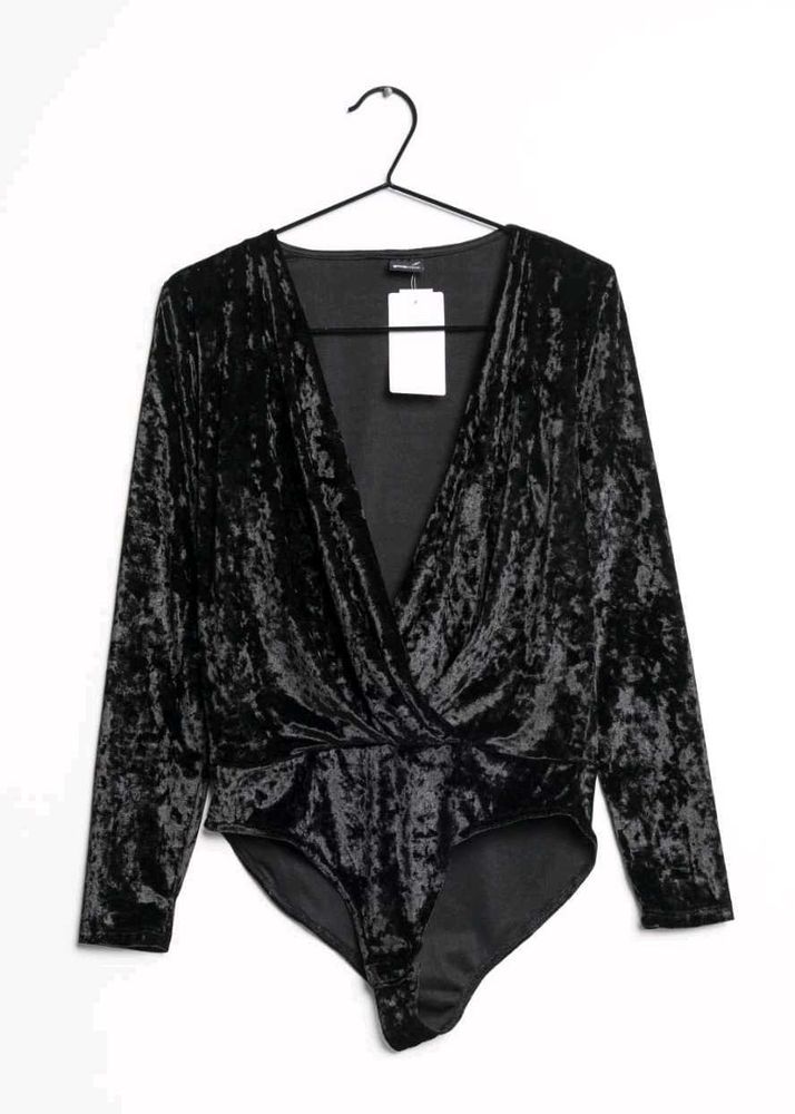 Velvet Wrap Bodysuit
