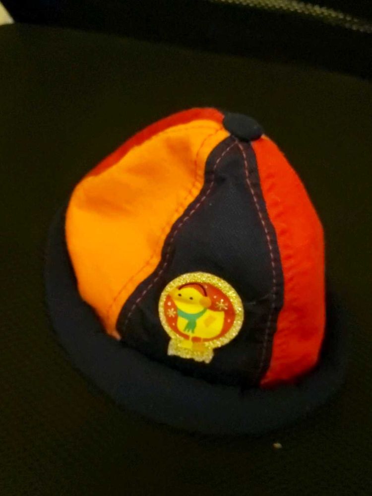 Cute Baby Hat with Duck Applique
