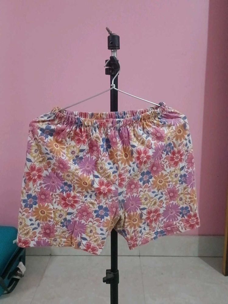 Floral Print Shorts