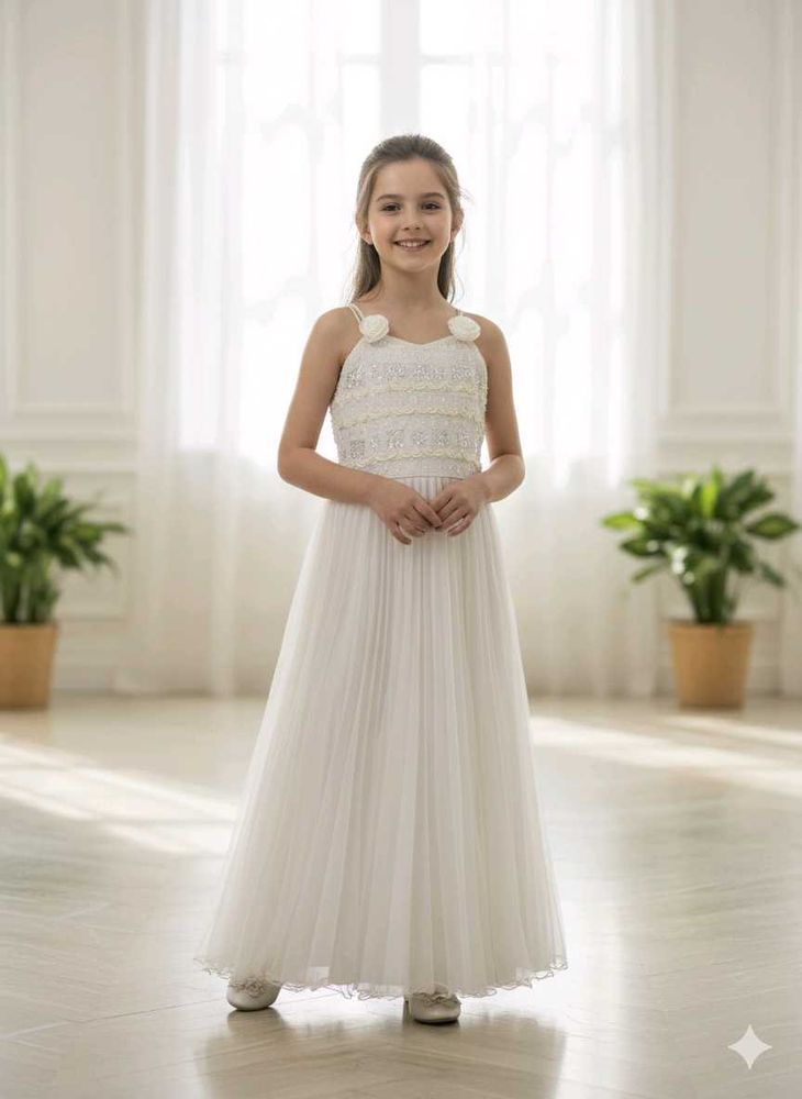 White Embellished Dress