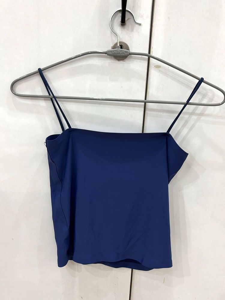 Solid Navy Blue Camisole Top