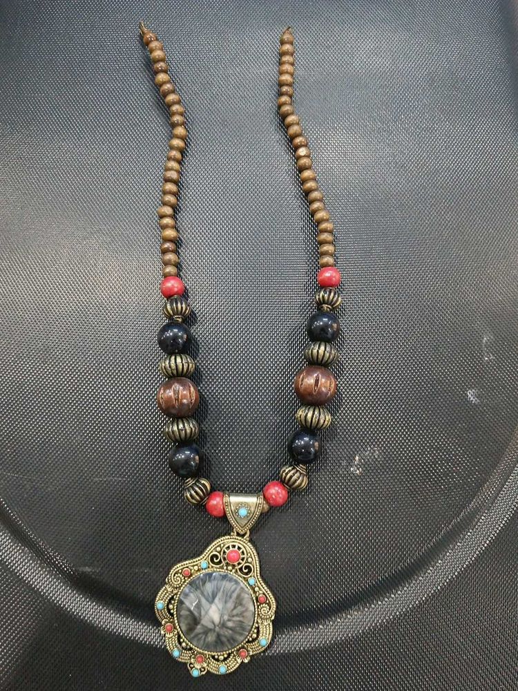 Bohemian Style Beaded Necklace