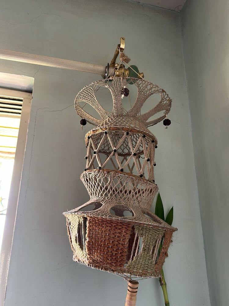 Unique Woven Hanging Lamp Shade