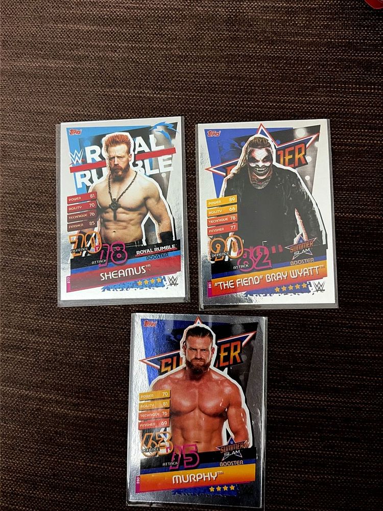 WWE Topps Slam Attax Reloaded Silver Cards