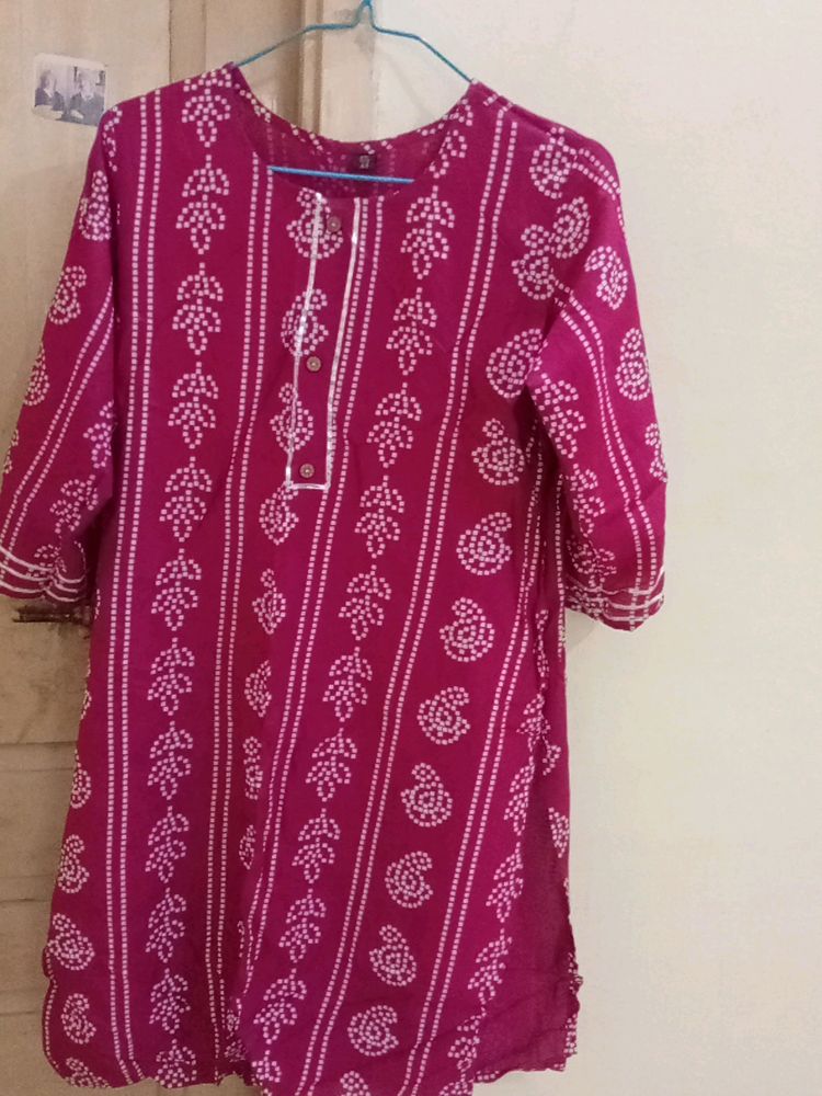 Bandhani Top + Skirt