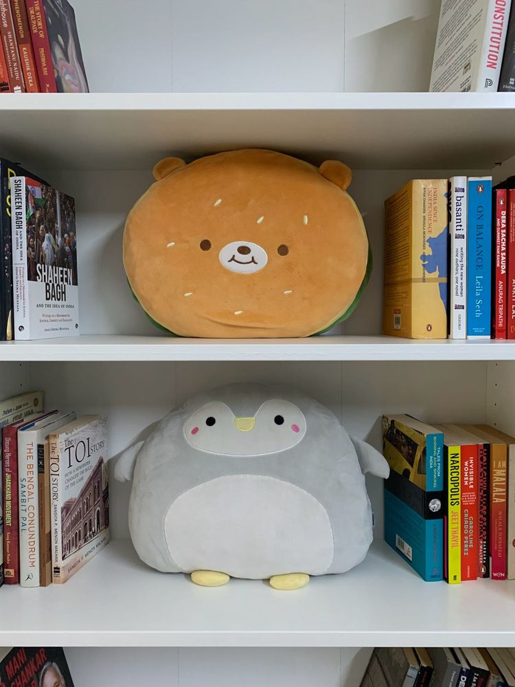 Cute Plushie Duo: Burger Bear &amp; Penguin