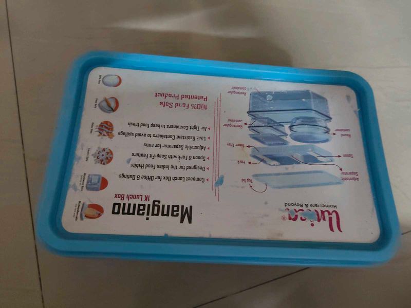 Big Size Plastic Lunch Box Brand New Double Deck