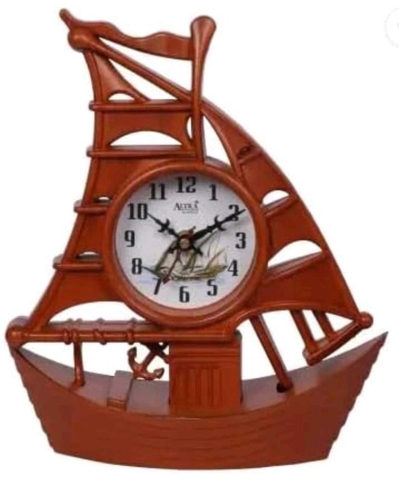 Vintage Ship Desk Clock