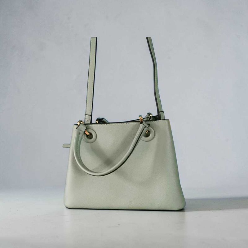 Light Blue Structured Satchel