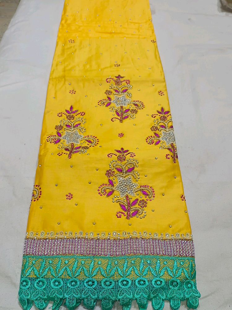 Glace Cotton,With Contrast Bottom Suit