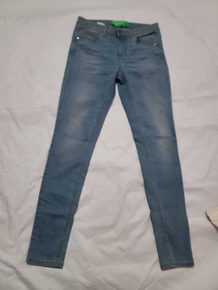 Benetton Denim Jeans - Classic Wash