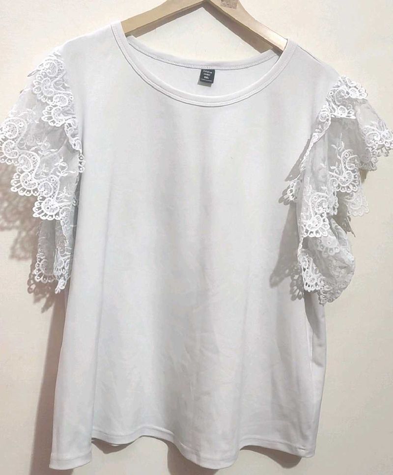 White Top For Girl Or Woman 42 Bust.