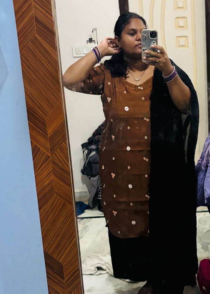 Elegant Brown Kurta only