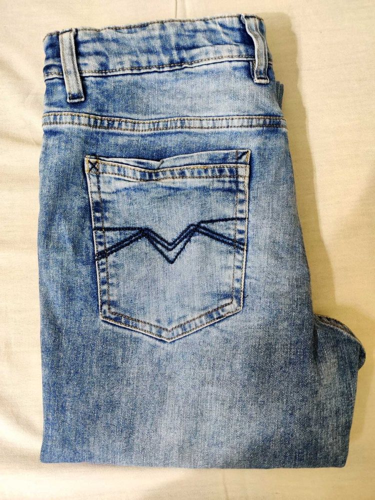 Classic Blue Wash Jeans for Boy age 13-14 yrs