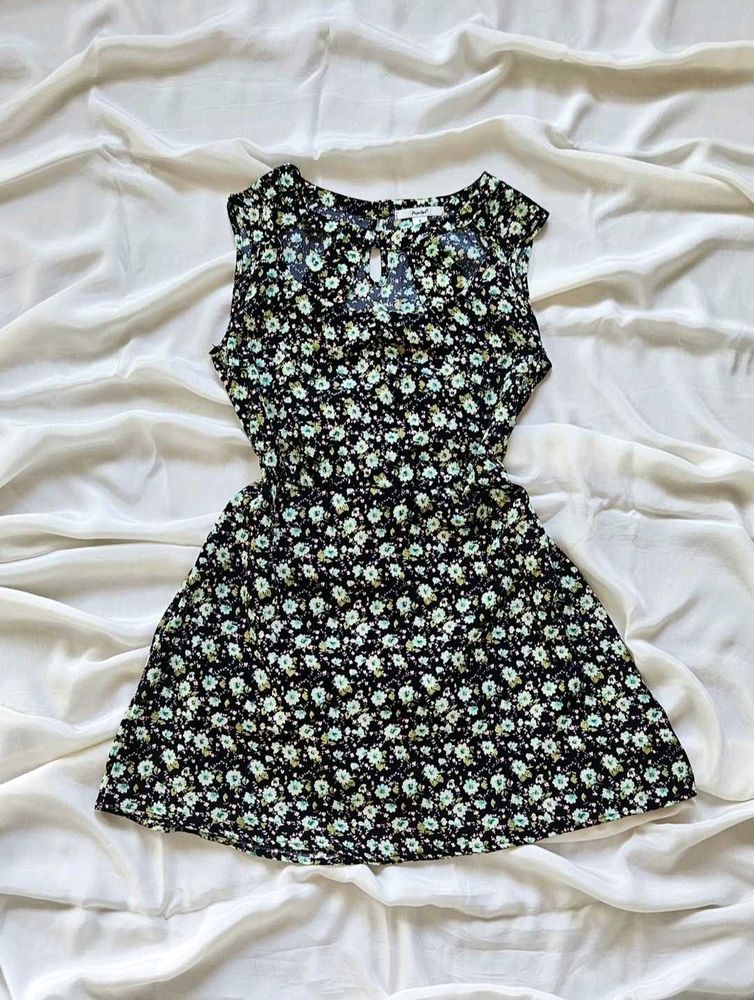 Floral Dress (Papaya)