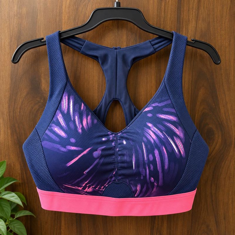 Vibrant Print Sports Bra