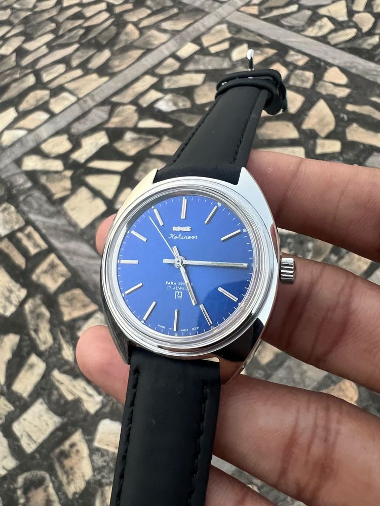 hmt kohinoor blue sunburst.