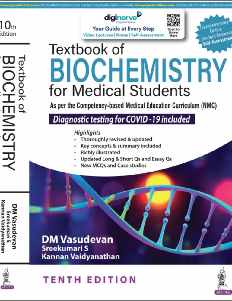 Vasudevan Biochemistry for Medical Students