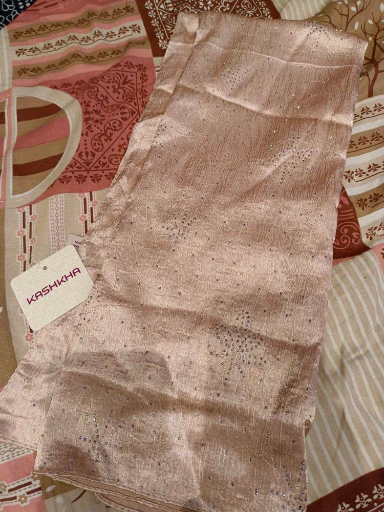 Sparkling Beige Dupatta