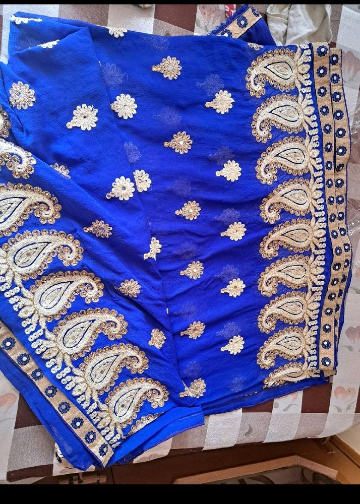 New Heavy Zari Work Sare