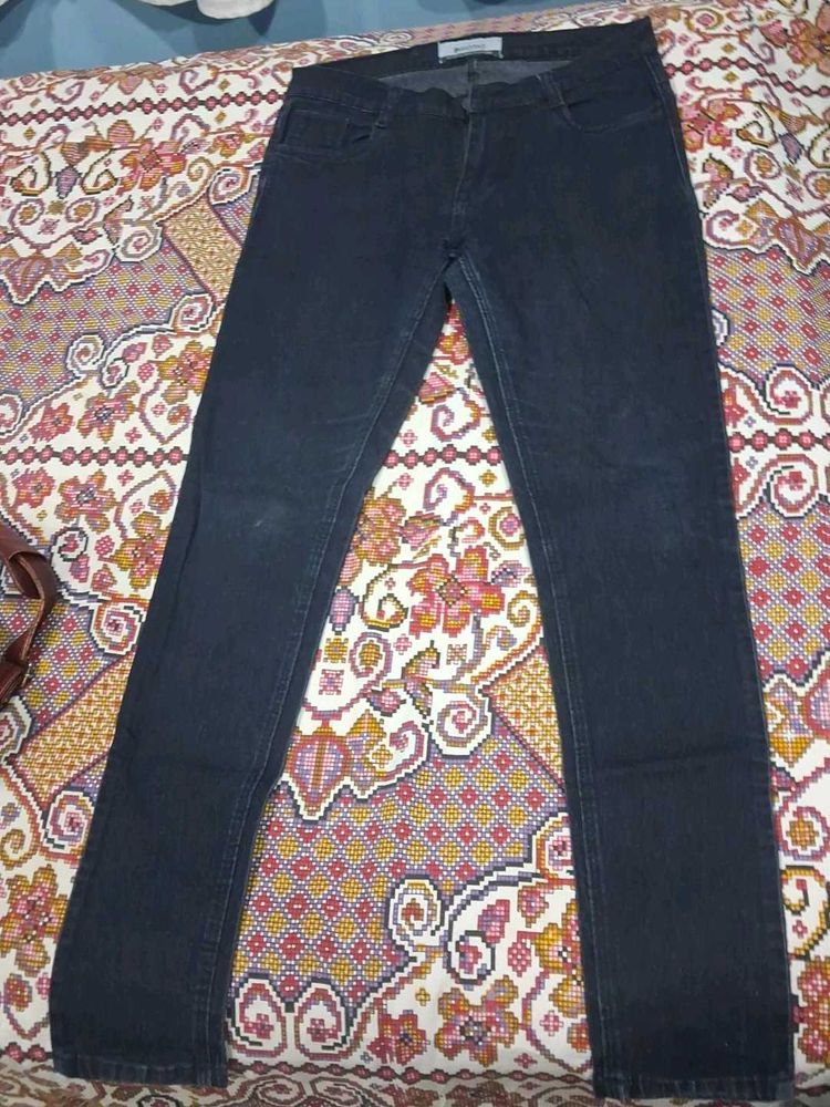Dark black Slim Fit Jeans