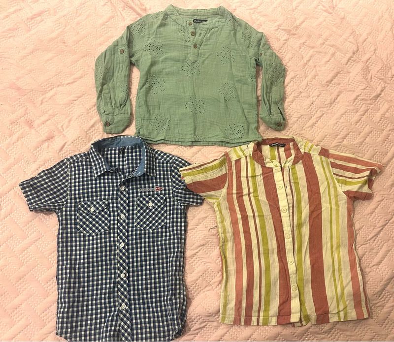 Bundle of 3 Boy’s Shirts