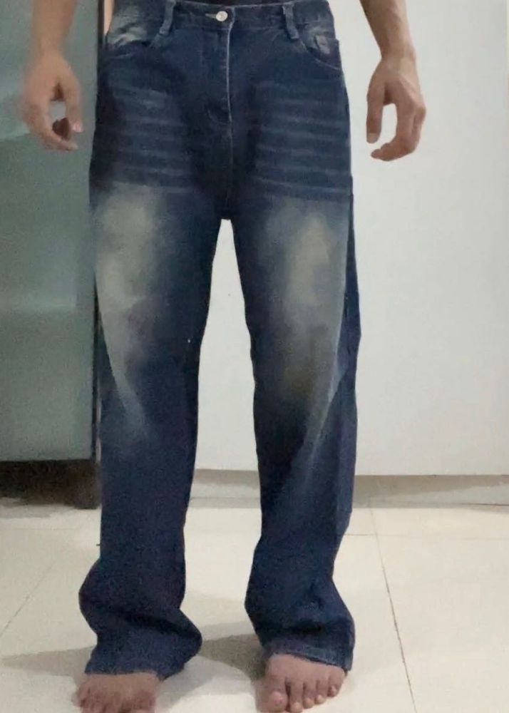 Men's Blue Wash Jeans