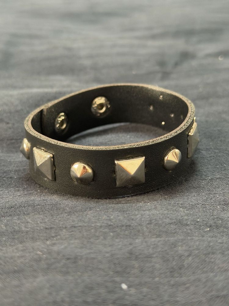 Studded Leather Bracelet