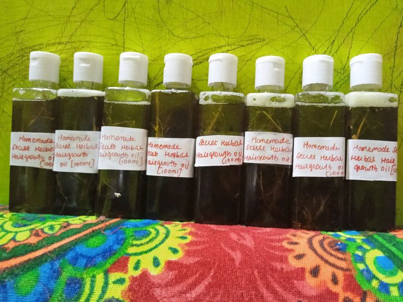 Homemade Secret Herbal Hairgrowth Oil