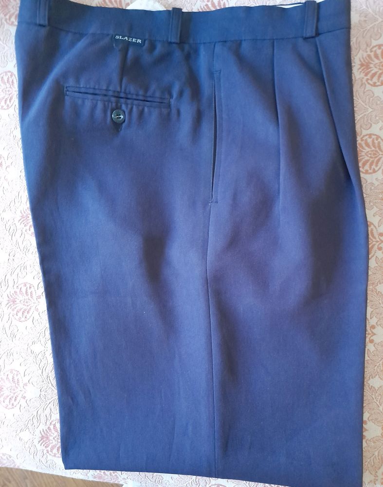 Slazer  branded blue colored terycot pant
