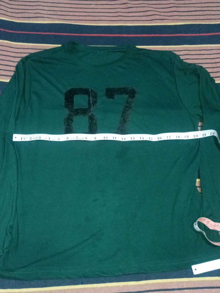 Green Long Sleeve "87" T-Shirt