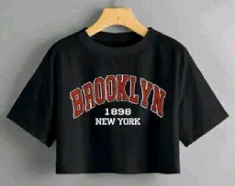 Brooklyn New York Cropped T-Shirt