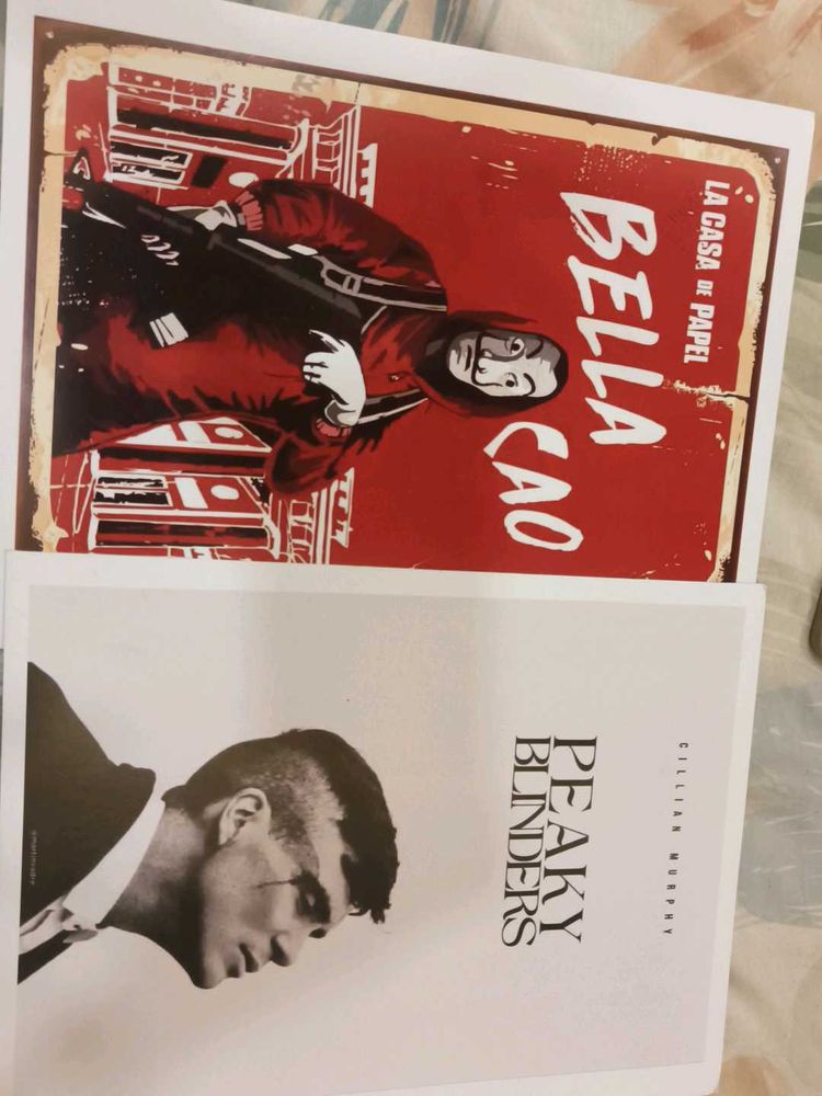 La Casa De Papel &amp; Peaky Blinders Art Prints