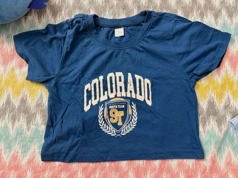 Blue "Colorado South Team" T-Shirt