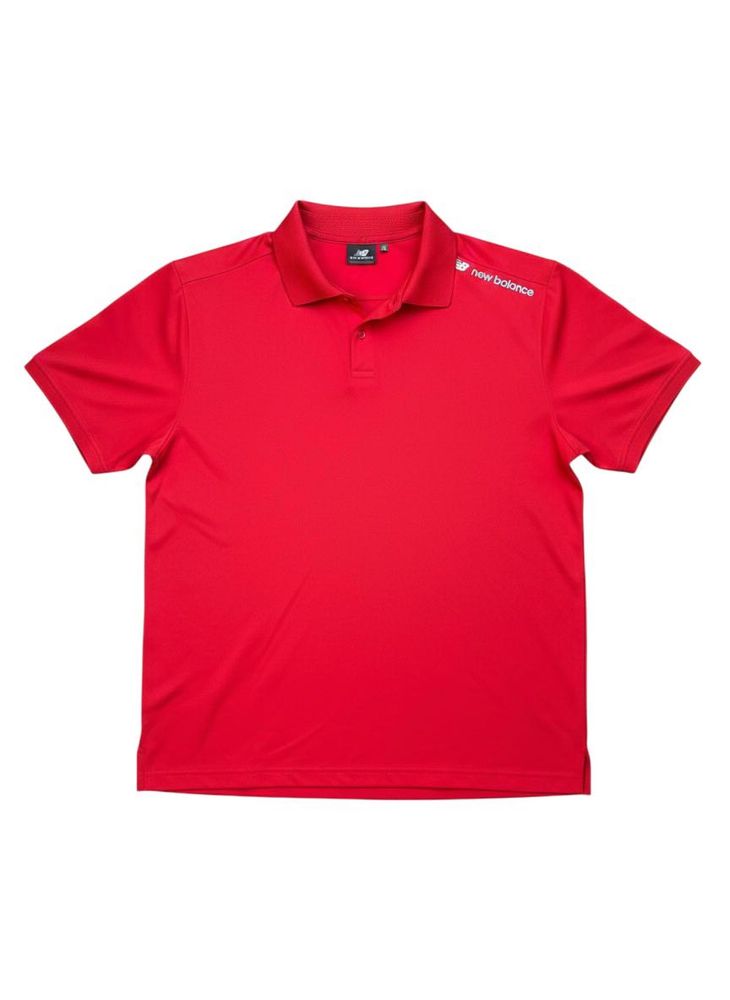 New Balance Red Performance Polo Shirt – Xl
