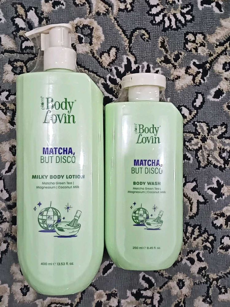 Body Lovin Matcha Lotion &amp;  Wash