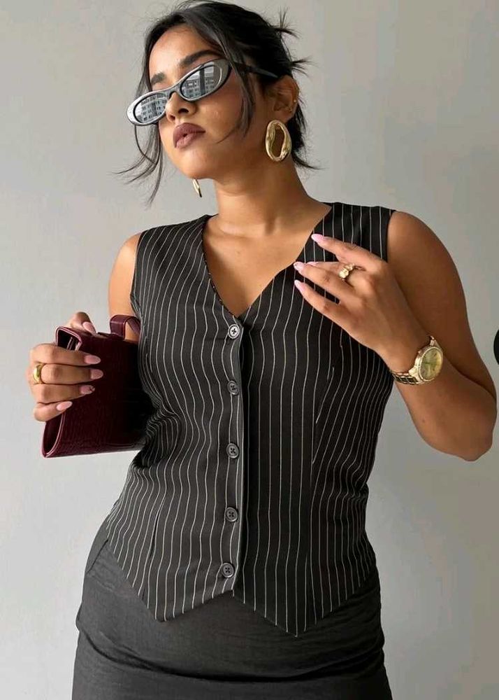 striped vest top