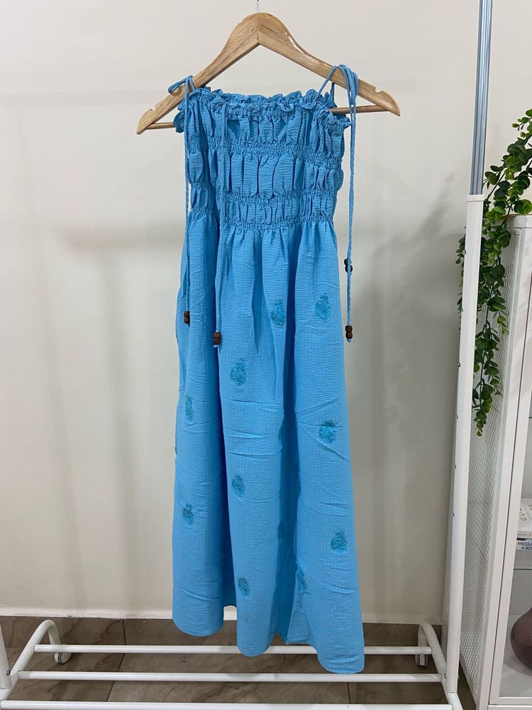 Blue Sundress Zudio #vacation #beach