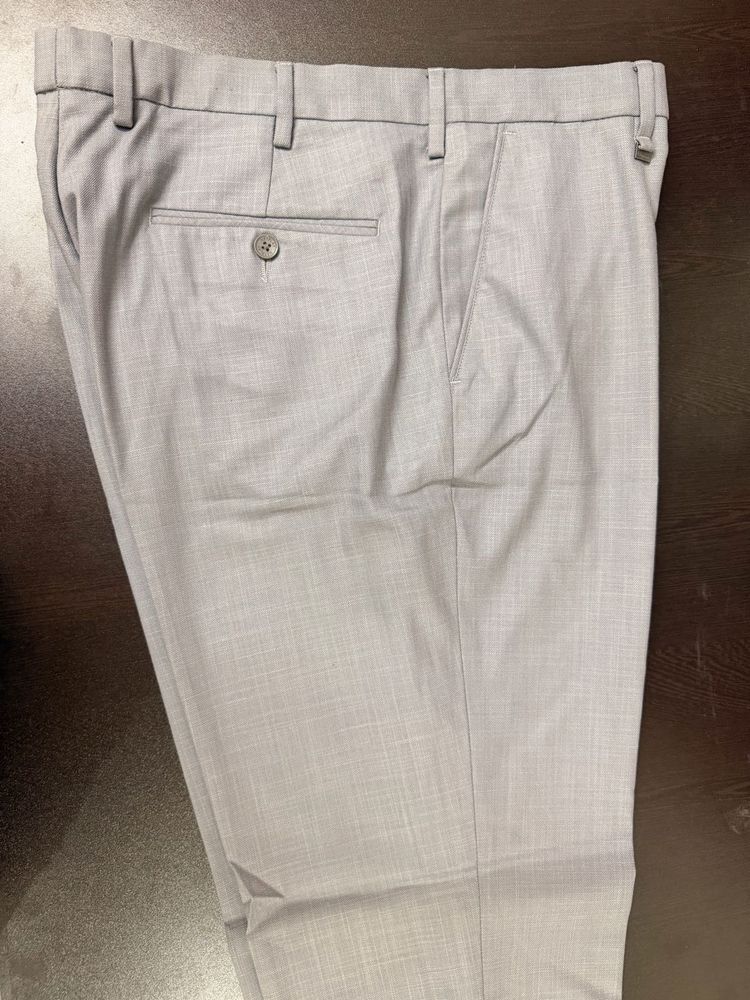 Men's Grey Formal Pant