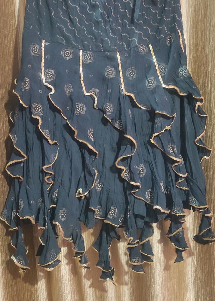 Black Skirt Elastic Waist