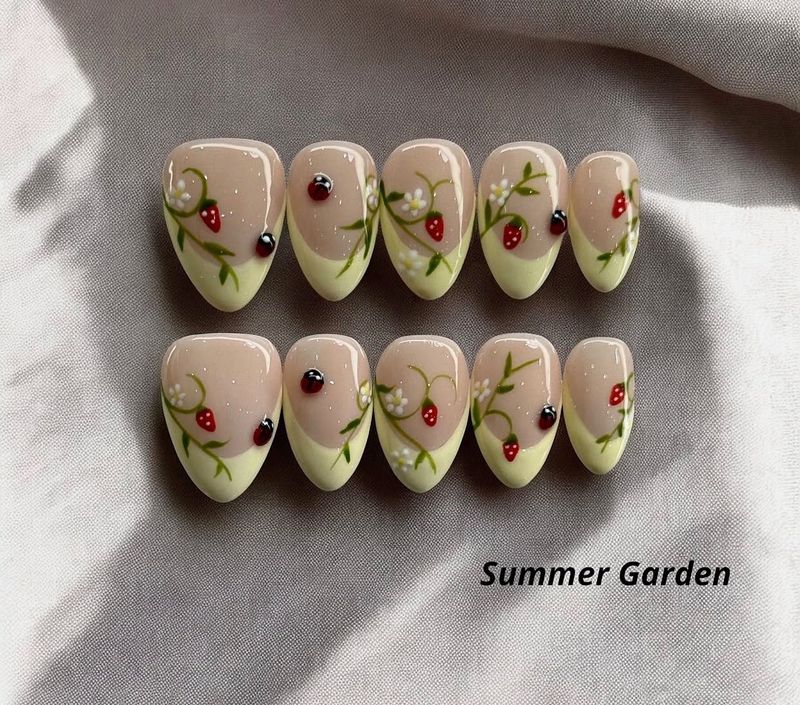 Summer Press-On Nails