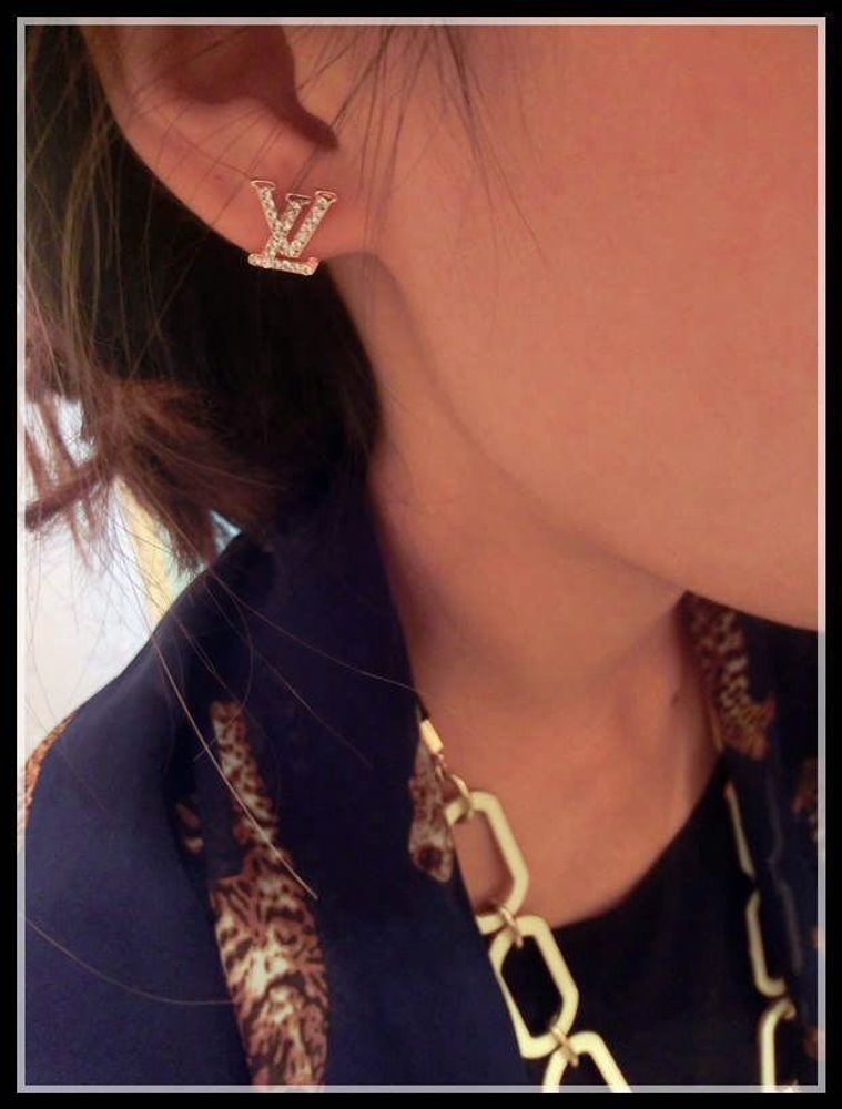 Designer Logo Earrings FIRST COPY