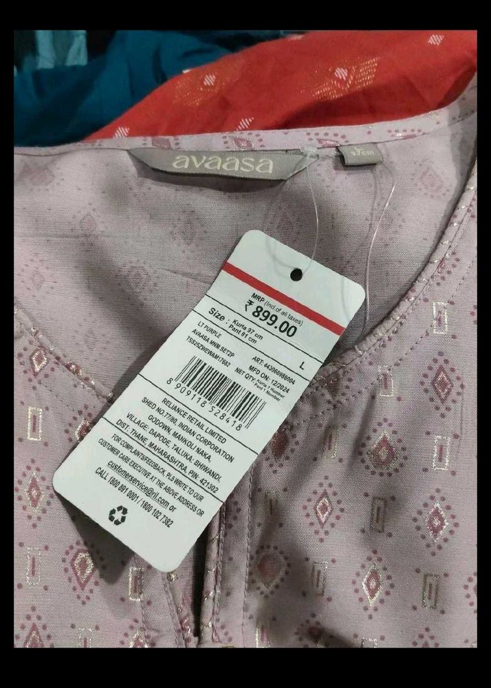 Elegant pink Kurta set