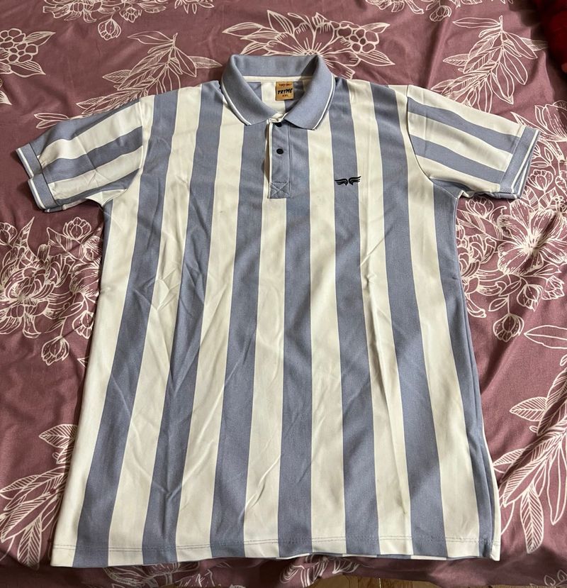 New Striped Polo T-Shirt