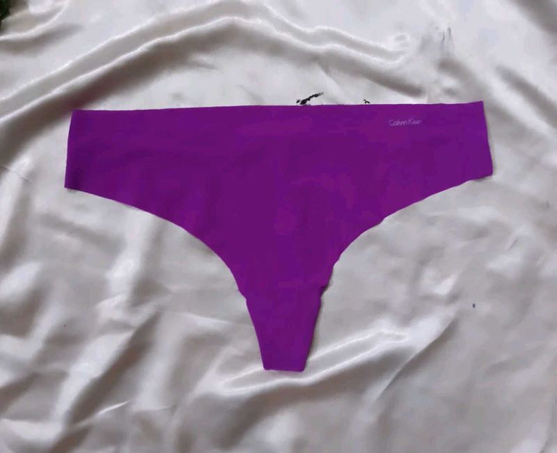 Calvin Klein Purple Thong