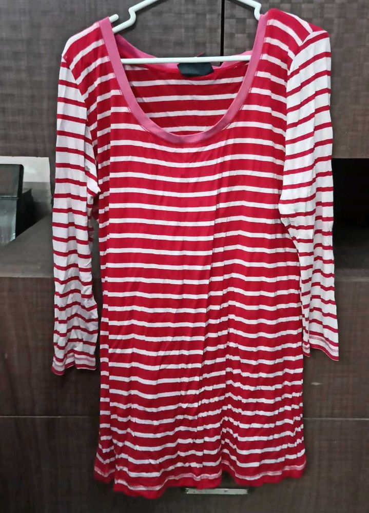 Red Striped T Shirt