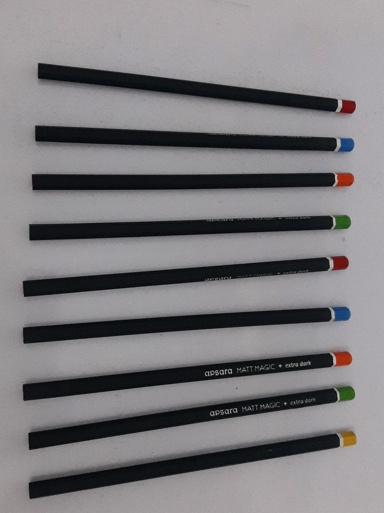 Apsara Matt Magic Extra Dark Pencils(loose-9)