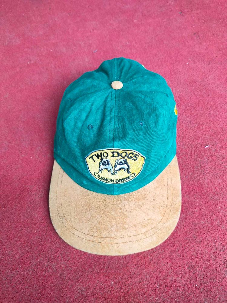 Vintage Two Dogs Lemon Brew Baseball Cap